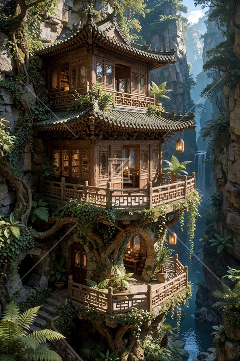峡谷中的秘境