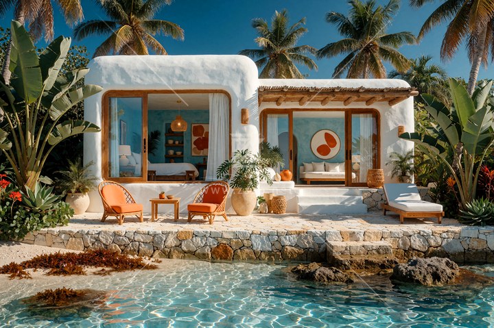 精致海滨小屋