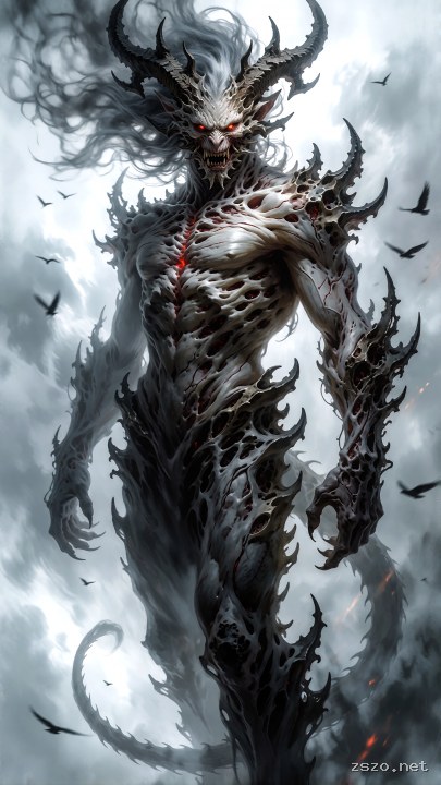 黑色犄角恶魔