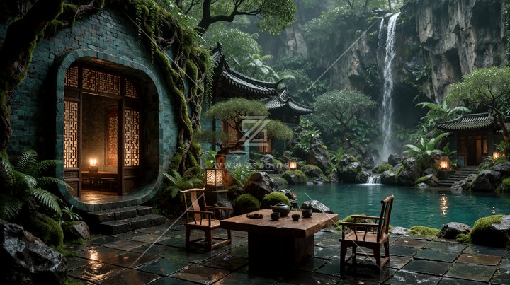 中式山林禅院