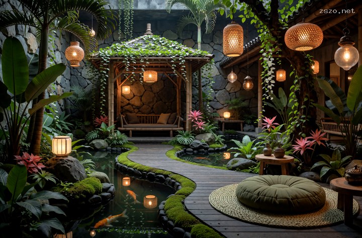 热带雨林小院