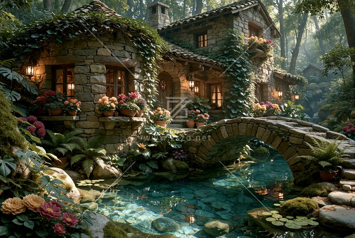森林秘境小屋
