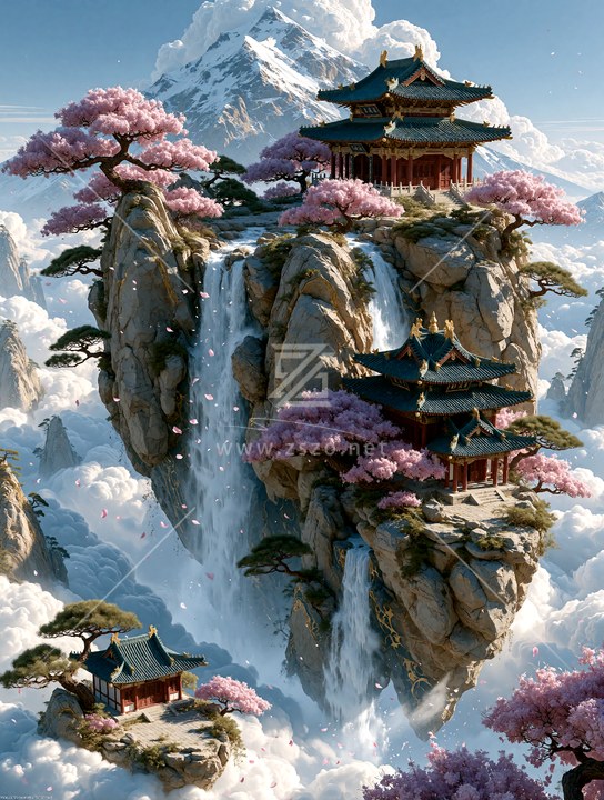 东亚云海仙境