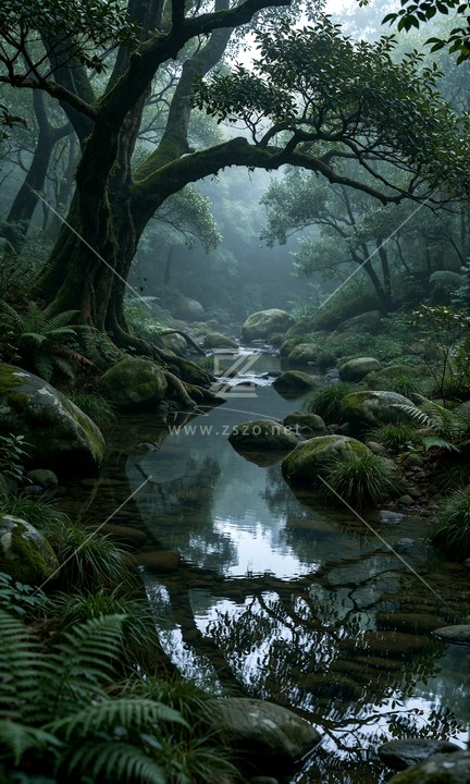 山间小溪