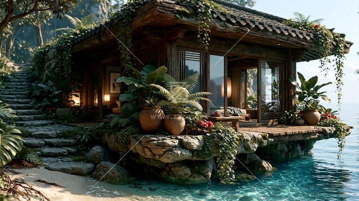 海岛简约木屋