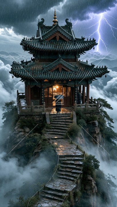 云海神秘楼阁