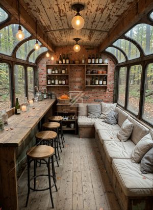 拱形吧台小屋