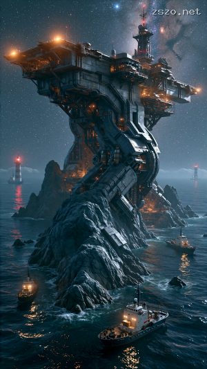 浩瀚无垠的海上基础