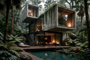 雨林建筑住所