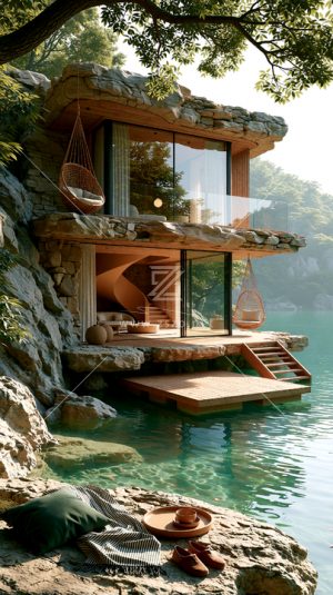 湖畔木屋