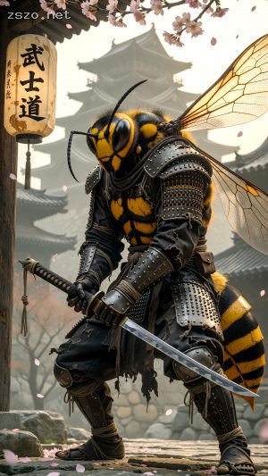 樱花古城黄蜂武士