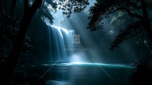 森林瀑布