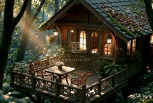 森林木屋