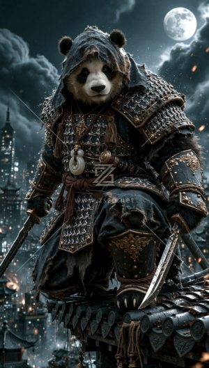 暗黑熊猫战士