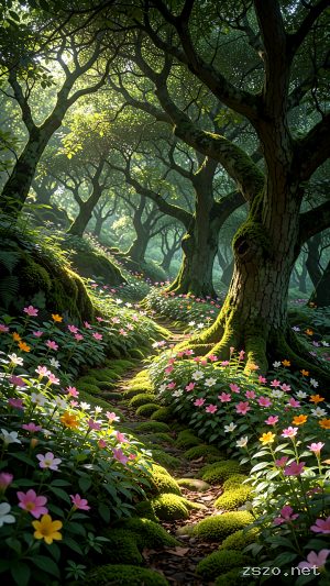 青苔小径