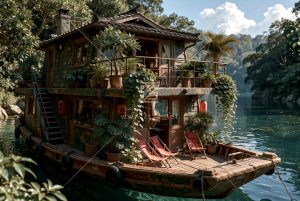 精品湖畔船居
